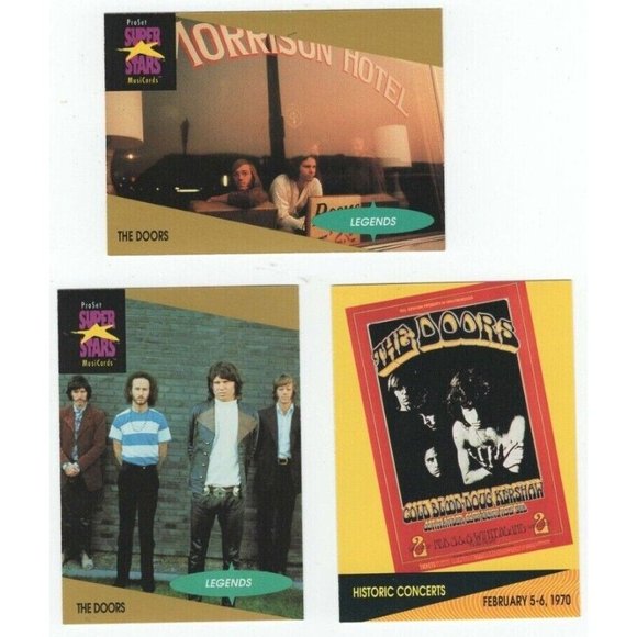 The Doors Legends Pro Set Super Stars Musicards Rock Express Trading Cards - Picture 10 of 10